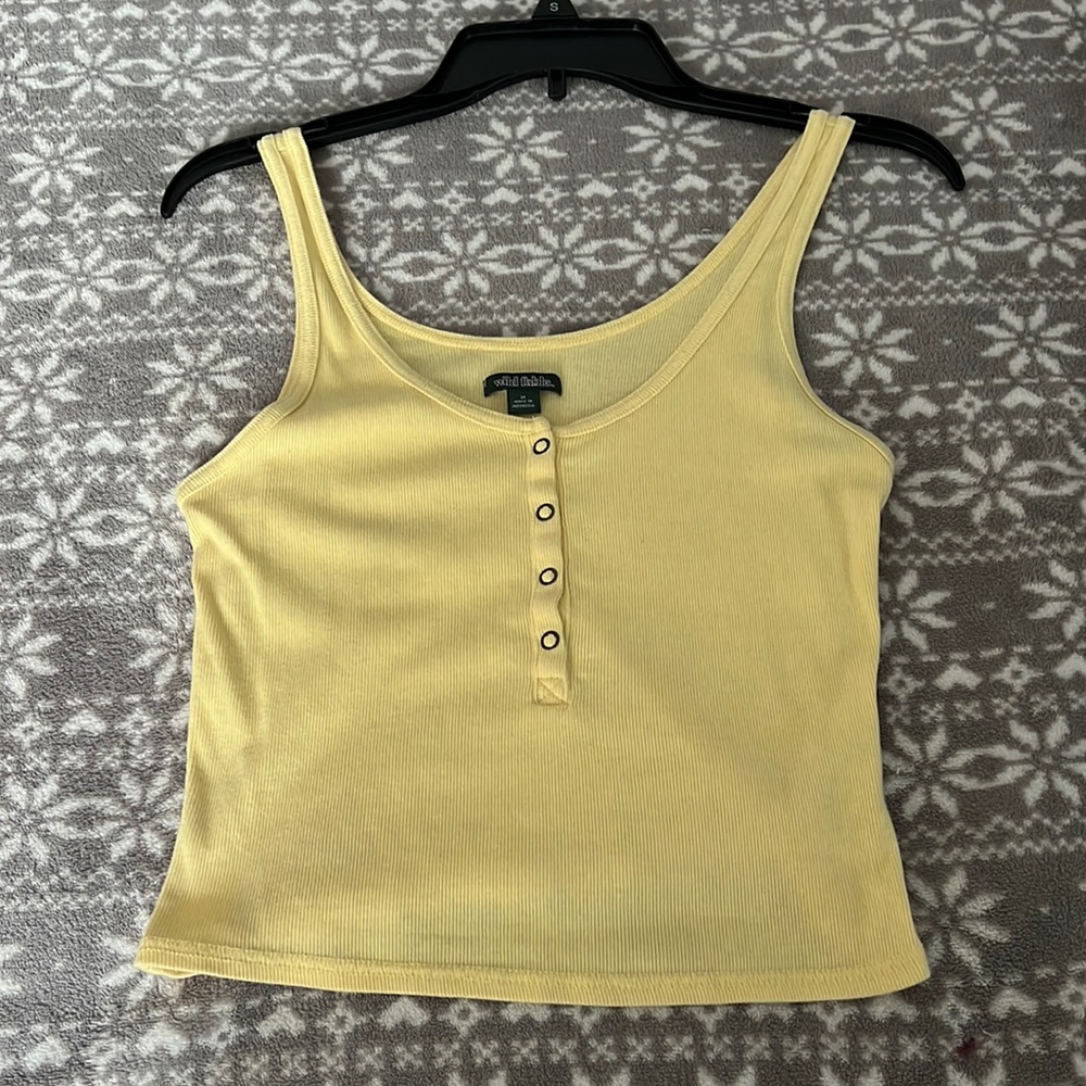 Ribbed tank top